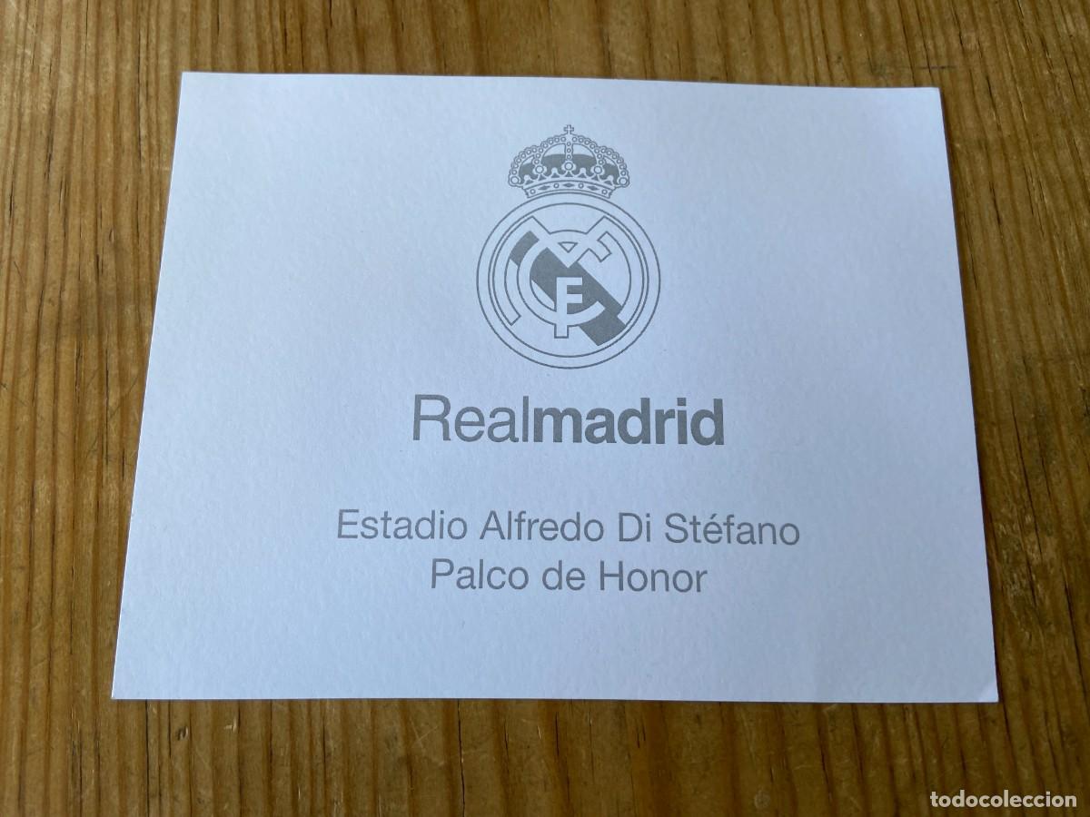 Sports collectibles: R21296 ENTRADA TICKET PALCO DE HONOR REAL MADRID 3-1 LIVERPOOL CHAMPIONS LEAGUE 2020 2021