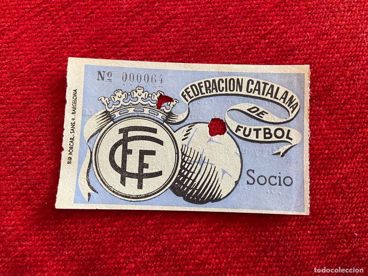 Sports collectibles: R21428 ENTRADA TICKET HOMENAJE A RAMON LLORENS (15-6-1952) BARCELONA 8-2 OLYMPIQUE NICE