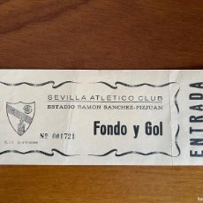 Coleccionismo deportivo: ENTRADA FUTBOL SEVILLA ATLETICO CLUB CORDOBA ESTADIO RAMON SANCHEZ PIZJUAN 1988