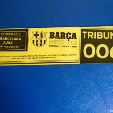 Coleccionismo deportivo: (V-389)ENTRADA F.C.BARCELONA-AJAX 21/10/2014. Lote 401078829