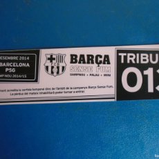 Coleccionismo deportivo: (V-390)ENTRADA F.C.BARCELONA-PSG 10/12/2014. Lote 401079029