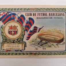 Coleccionismo deportivo: FUTBOL CLUB BARCELONA - INAGURACION ESTADIO CAMP NOU AÑO 1957