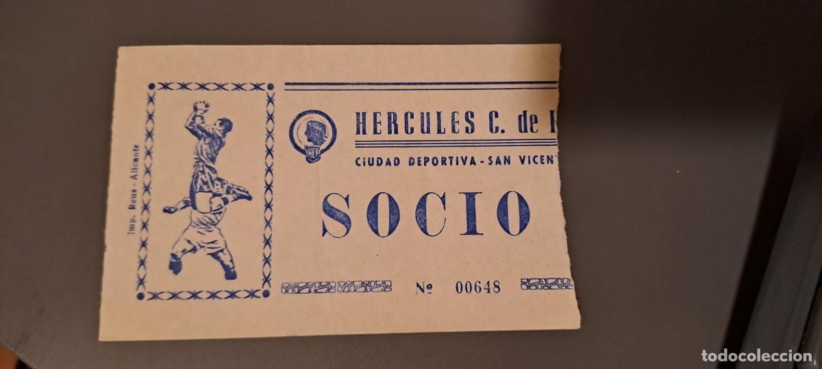 Coleccionismo deportivo: ENTRADA FUTBOL TICKET ESPA&Ntilde;A SPAIN HERCULES DE ALICANTE CIUDAD DEPORTIVA SAN VICENTE ANTIGUA ALACANT