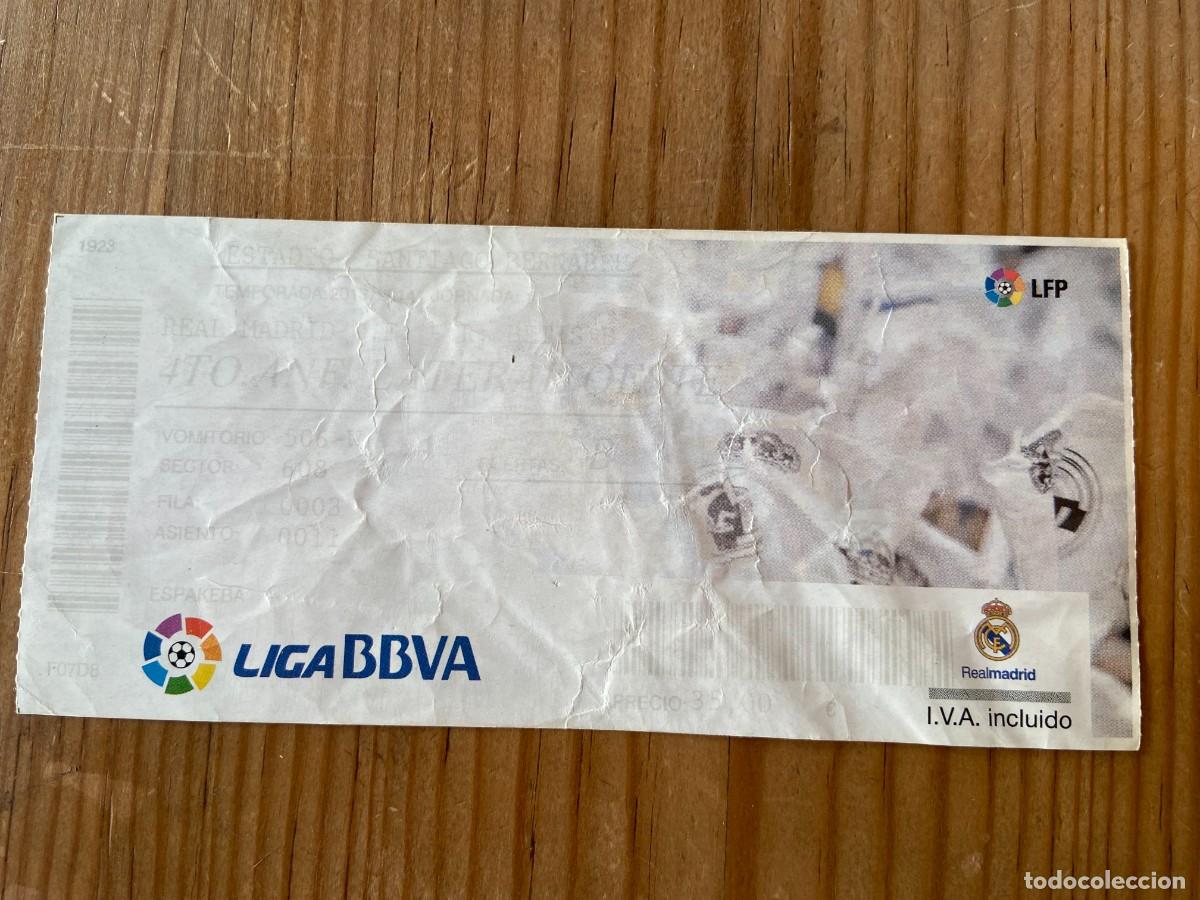 Coleccionismo deportivo: R22219 ENTRADA TICKET REAL MADRID BETIS LIGA 2013 2014 DEBUT ANCELOTTI CARVAJAL ISCO