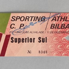 Coleccionismo deportivo: ATHLETIC CLUB BILBAO - ENTRADA DE FÚTBOL - U.E.F.A 1985