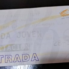 Coleccionismo deportivo: ENTRADA REAL MADRID - ATLÉTICO DE MADRID (TROFEO MADRID 2012)