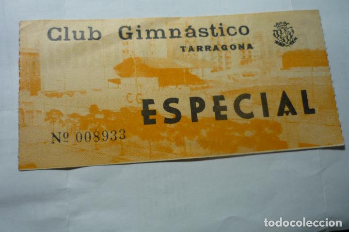 Coleccionismo deportivo: entrada futbol antiguo campo gimnastico tarragona