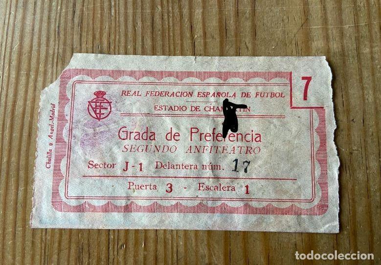 Coleccionismo deportivo: R20767 ENTRADA TICKET FUTBOL FINAL COPA GENERALISIMO 1951 BARCELONA 3-0 REAL SOCIEDAD