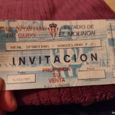 Coleccionismo deportivo: SPORTING - BARCELONA 4/03/89