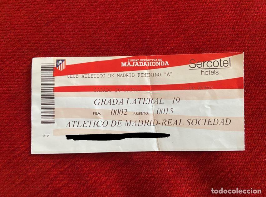 Sammelleidenschaft Sport: R24787 ENTRADA TICKET FUTBOL CAMPEON DE LIGA FEMENINO ATLETICO MADRID REAL SOCIEDAD 2016 2017