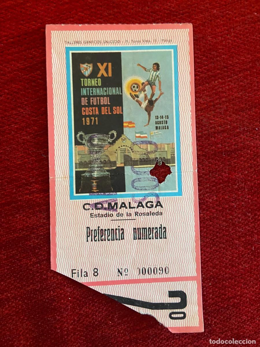Sammelleidenschaft Sport: R25116 ENTRADA TICKET XI TROFEO COSTA DEL SOL 1971 ESTRELLA ROJA CRVENA ZVEZDA 2-1 VALENCIA MATCH 2