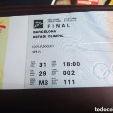 Coleccionismo deportivo: ENTRADA FINAL OLIMPICA DE ATLETISMO. BARCELONA 92.