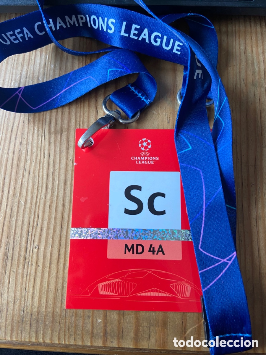 Collectionnisme sportif: R25467 ENTRADA TICKET ACREDITACION MD 4A DINAMO KIEV KYIV BARCELONA UEFA CHAMPIONS LEAGUE 2021 2022