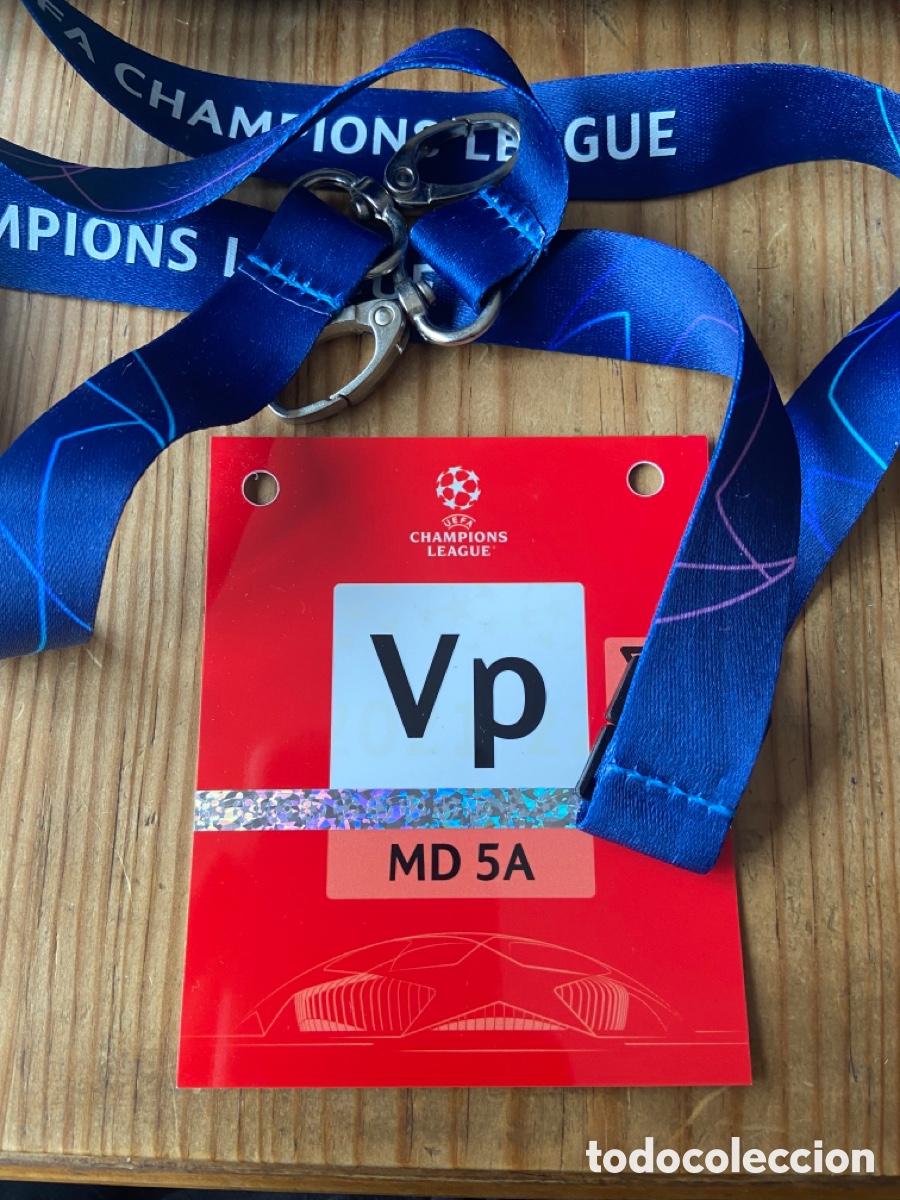 Sammelleidenschaft Sport: R25471 ENTRADA TICKET ACREDITACION MD 5A BARCELONA BENFICA UEFA CHAMPIONS 2021 2022