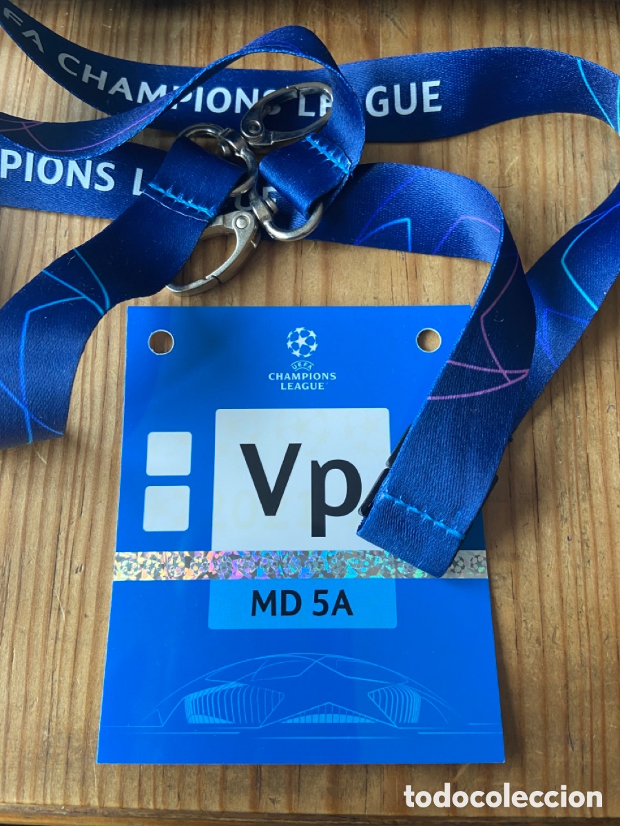 Sammelleidenschaft Sport: R25472 ENTRADA TICKET ACREDITACION MD 5A SEVILLA WOLFSBURG WOLFSBURGO UEFA CHAMPIONS 2021 2022