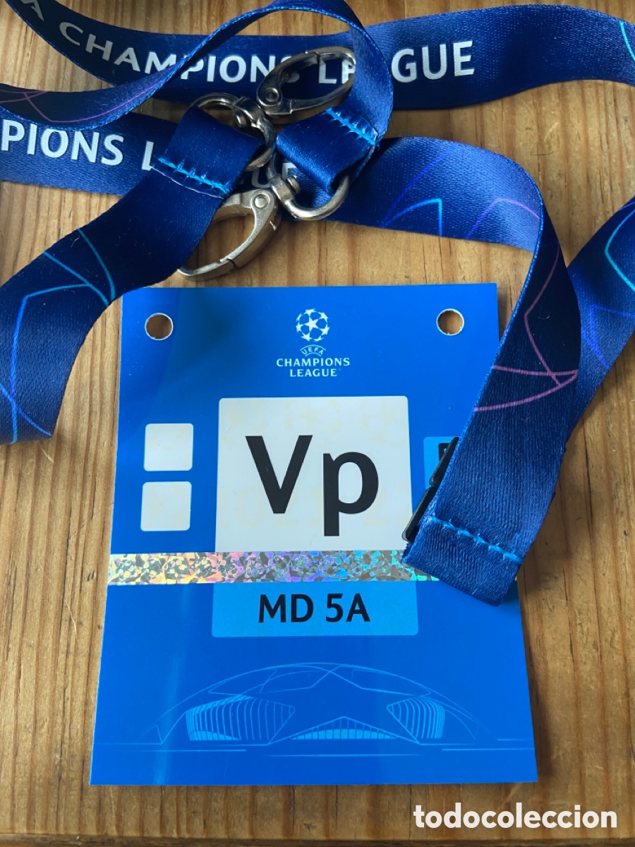 Sammelleidenschaft Sport: R25476 ENTRADA TICKET ACREDITACION MD 5A CHELSEA JUVENTUS UEFA CHAMPIONS 2021 2022