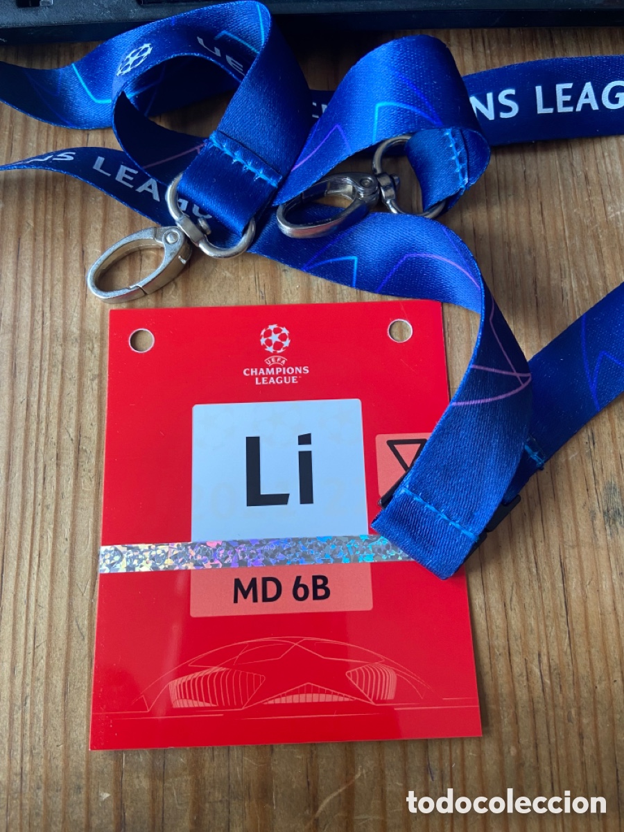 Coleccionismo deportivo: R25481 ENTRADA TICKET ACREDITACION MD 6B RB SALZBURG SEVILLA UEFA CHAMPIONS 2021 2022