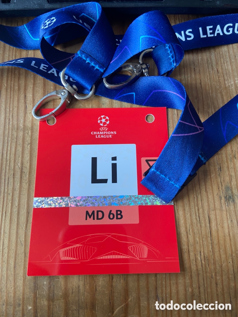 Coleccionismo deportivo: R25482 ENTRADA TICKET ACREDITACION MD 6B RB BENFICA DINAMO KYIV KIEV UEFA CHAMPIONS 2021 2022