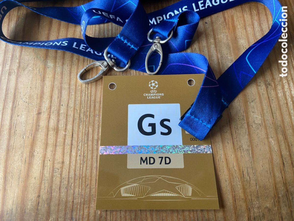 Coleccionismo deportivo: R25486 ENTRADA TICKET ACREDITACION MD 7D ATLETICO MADRID MANCHESTER UNITED UEFA CHAMPIONS 2021 2022