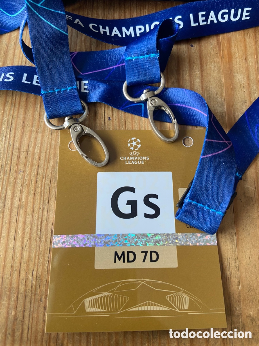 Coleccionismo deportivo: R25488 ENTRADA TICKET ACREDITACION MD 7D BENFICA AJAX AMSTERDAM UEFA CHAMPIONS 2021 2022