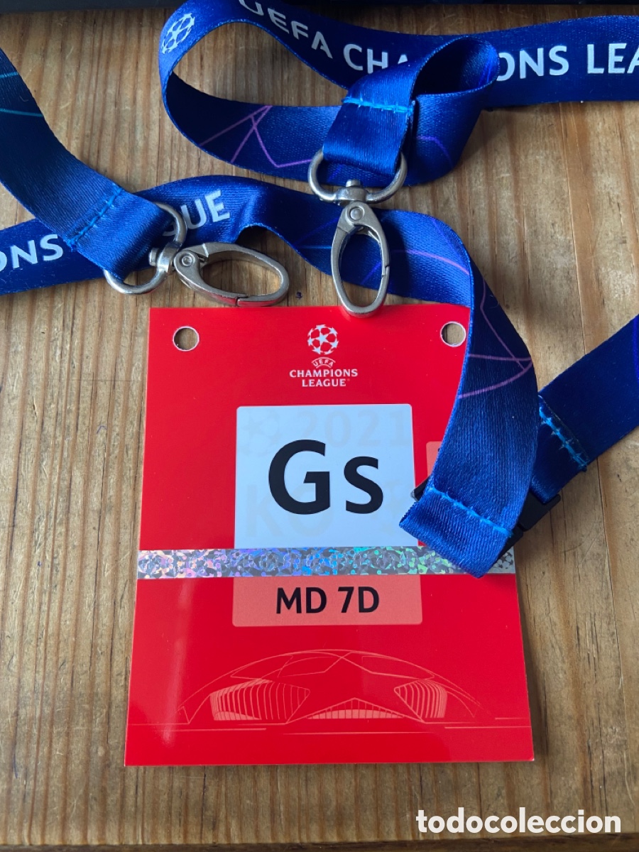 Sammelleidenschaft Sport: R25495 ENTRADA TICKET ACREDITACION MD 7D ATLETICO MADRID MANCHESTER UNITED UEFA CHAMPIONS 2021 2022