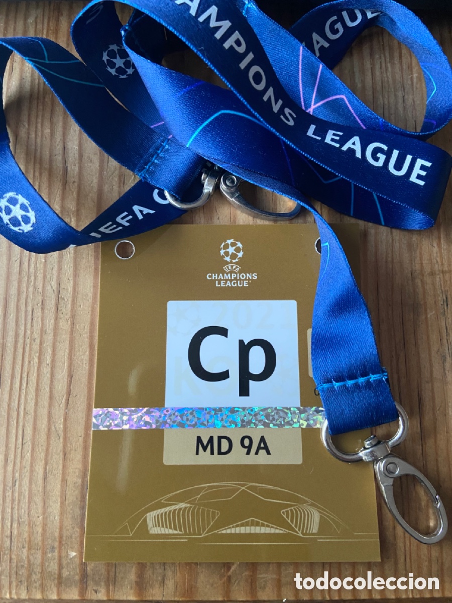 Sammelleidenschaft Sport: R25502 ENTRADA TICKET ACREDITACION MD 9A MANCHESTER CITY ATLETICO MADRID UEFA CHAMPIONS 2021 2022