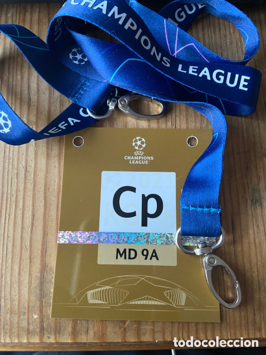 Sammelleidenschaft Sport: R25503 ENTRADA TICKET ACREDITACION MD 9A MANCHESTER CITY ATLETICO MADRID UEFA CHAMPIONS 2021 2022