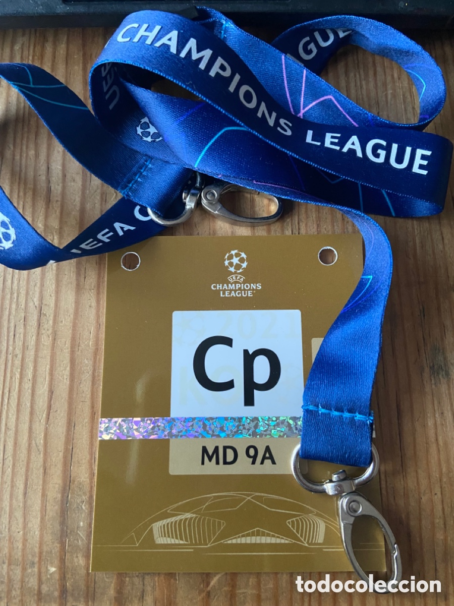 Sammelleidenschaft Sport: R25504 ENTRADA TICKET ACREDITACION MD 9A MANCHESTER CITY ATLETICO MADRID UEFA CHAMPIONS 2021 2022