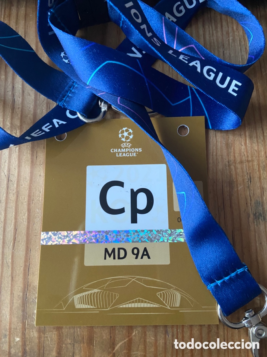 Sammelleidenschaft Sport: R25506 ENTRADA TICKET ACREDITACION MD 9A MANCHESTER CITY ATLETICO MADRID UEFA CHAMPIONS 2021 2022