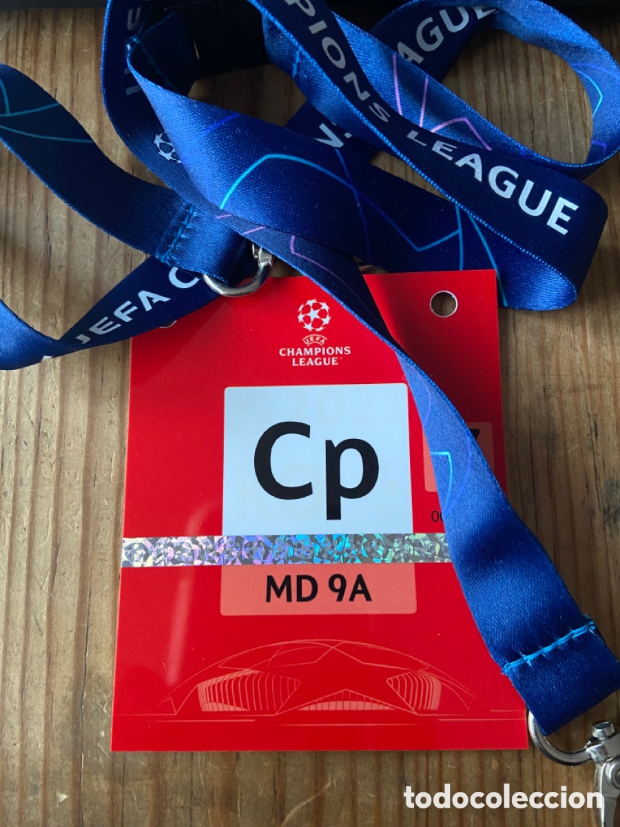 Sammelleidenschaft Sport: R25507 ENTRADA TICKET ACREDITACION MD 9A MANCHESTER CITY ATLETICO MADRID UEFA CHAMPIONS 2021 2022