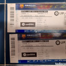 Coleccionismo deportivo: ENTRADAS FC BARCELONA- REAL MADRID