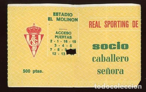 Collezionismo sportivo: ANTIGUA ENTRADA SPORTING GIJON. MOLINON. ASTURIAS. FUTBOL