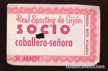 Collectionnisme sportif: ANTIGUA ENTRADA SPORTING GIJON. MOLINON. ASTURIAS. FUTBOL. CASTILLA. 1979 80