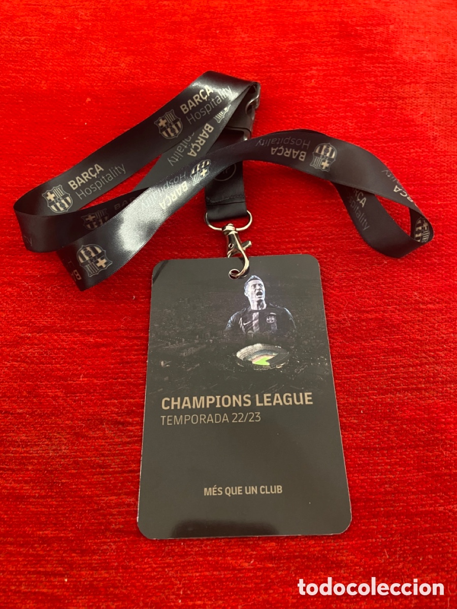 Collectionnisme sportif: R27156 ENTRADA ACREDITACION BARCELONA VIKTORIA PLZEN CHAMPIONS 2022 2023 DEBUT LEWANDOWSKI HAT TRICK