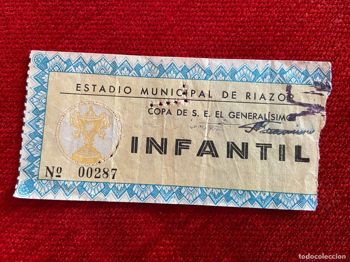 Sammelleidenschaft Sport: R27229 ENTRADA TICKET FUTBOL REAL CLUB DEPORTIVO CORU&Ntilde;A COPA GENERALISIMO RIAZOR A&Ntilde;OS 40 50