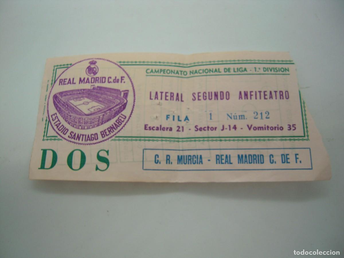 Coleccionismo deportivo: entrada de futbol a&ntilde;os 80