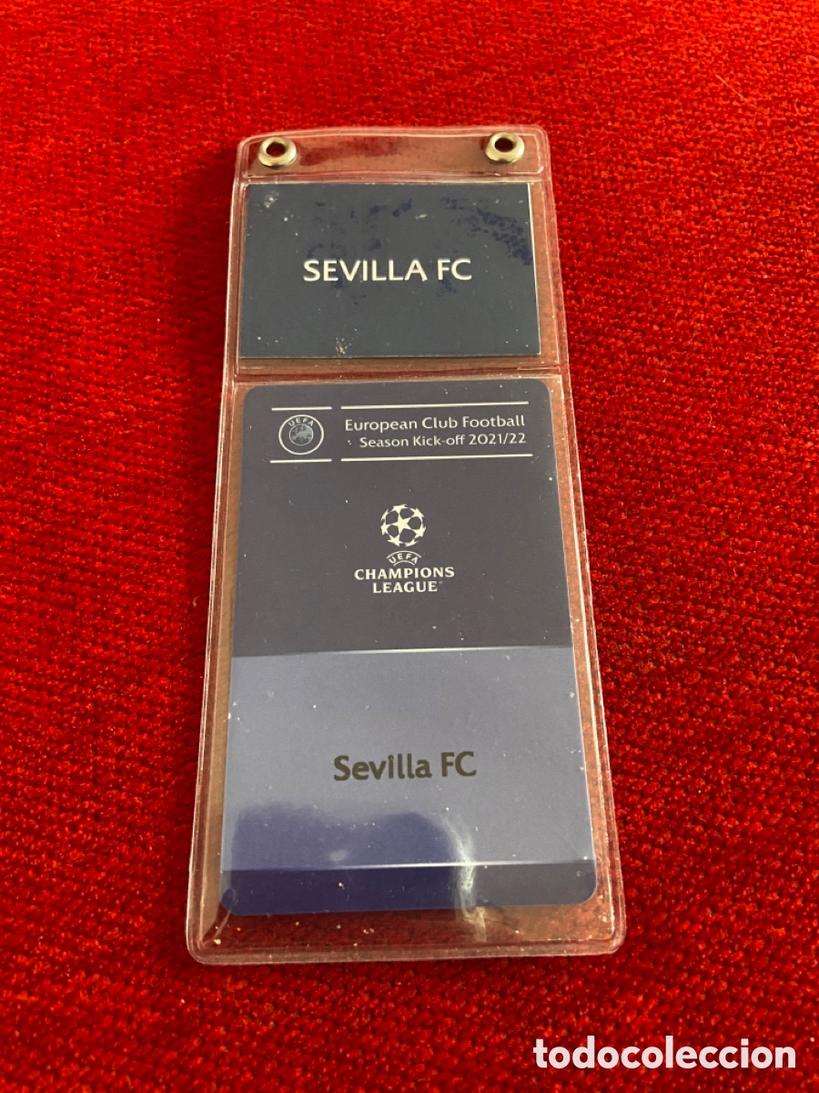 Collectionnisme sportif: R27574 ENTRADA TICKET EUROPEAN CLUB FOOTBALL SEASON KICK-OFF UEFA CHAMPIONS 2021 2022 SEVILLA