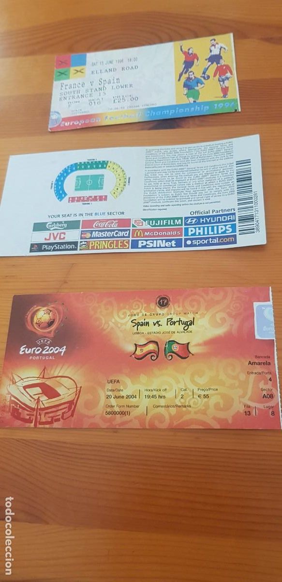 Coleccionismo deportivo: EUROCOPA 1996, 2000, 2004. - Foto 3
