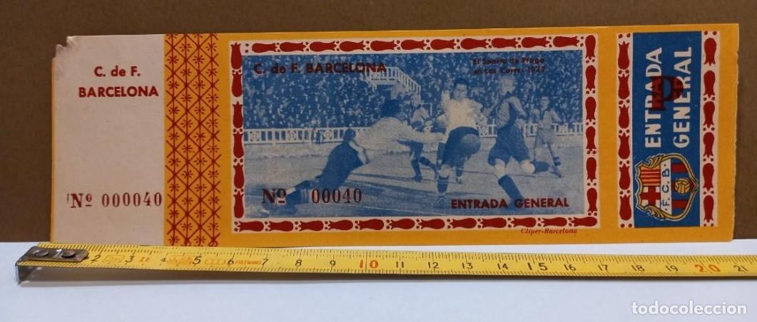 Collezionismo sportivo: ENTRADA CF BARCELONA - SPARTA DE PRAGA EN LAS CORTS 1923