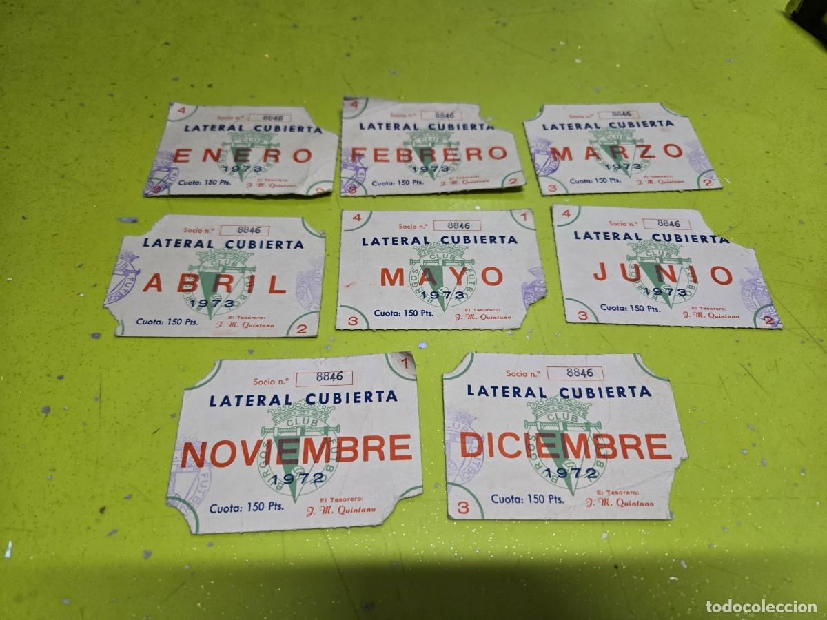 Collezionismo sportivo: PASES DE SOCIO DEL BURGOS CLUB DE FUTBOL 1972