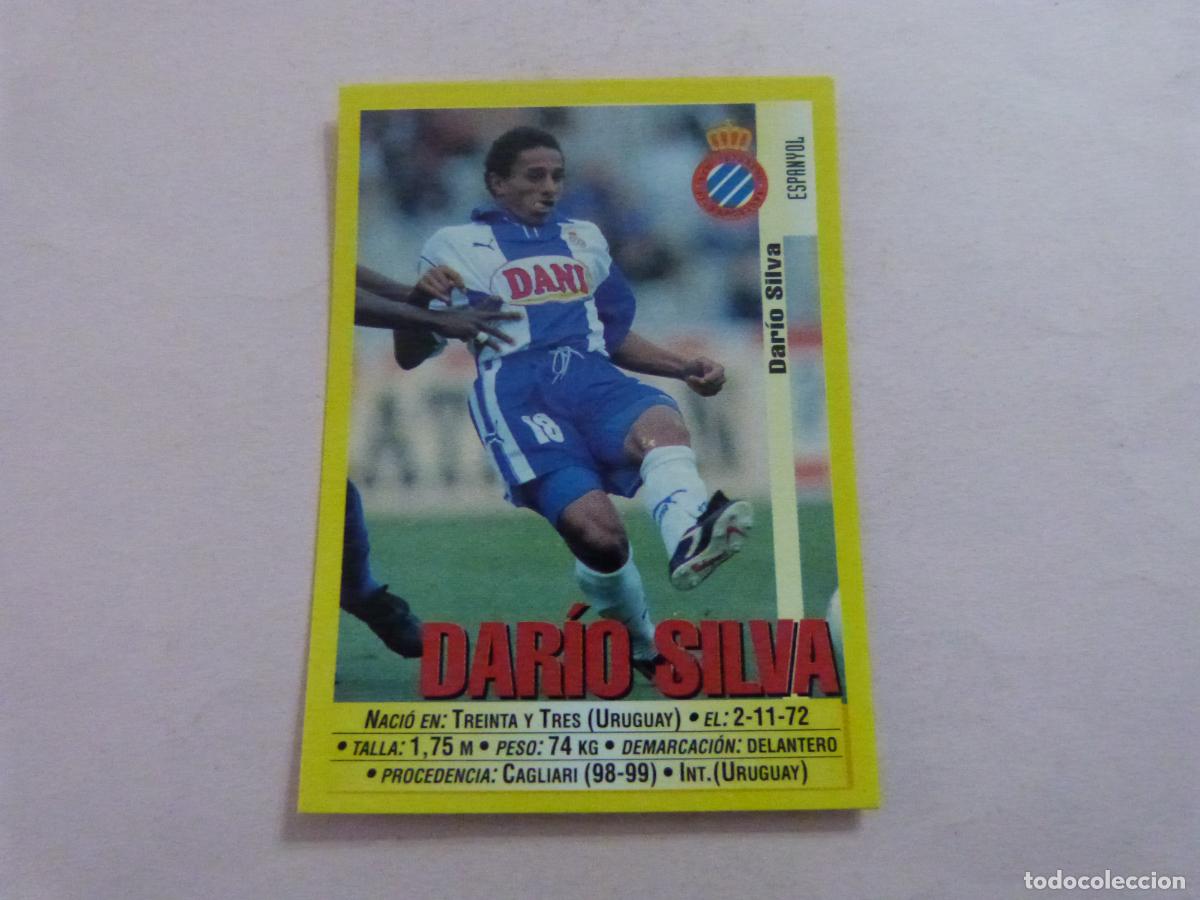Sports collectibles: CROMO FUTBOL DARIO SILVA R.C.D. ESPA&Ntilde;OL-ESPANYOL SIN PEGAR N&ordm; 130 LIGA 1999-2000/99-00 PANINI