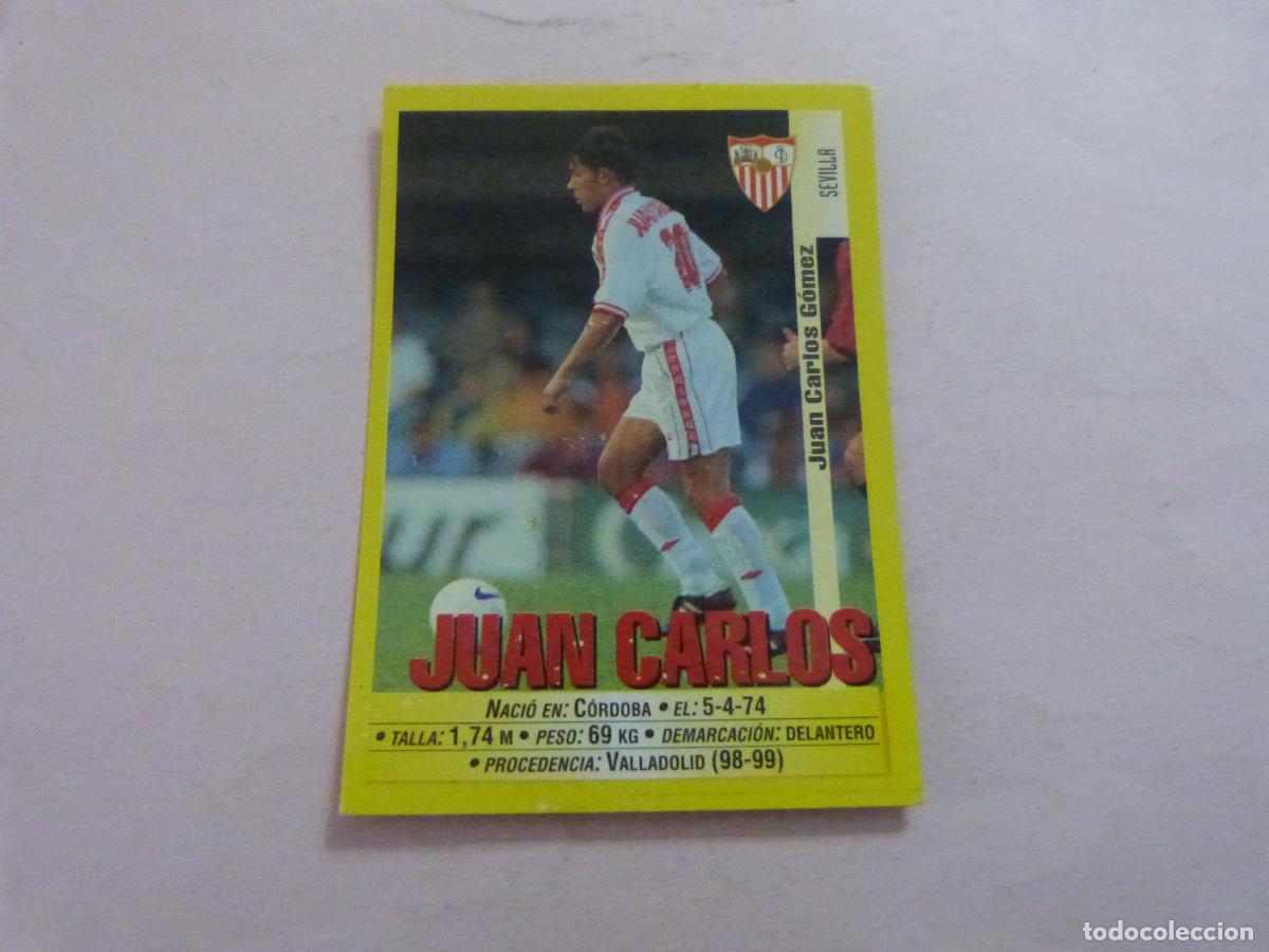 Sports collectibles: CROMO FUTBOL JUAN CARLOS SEVILLA F.C. SIN PEGAR N&ordm; 377 LIGA 1999-2000/99-00 PANINI