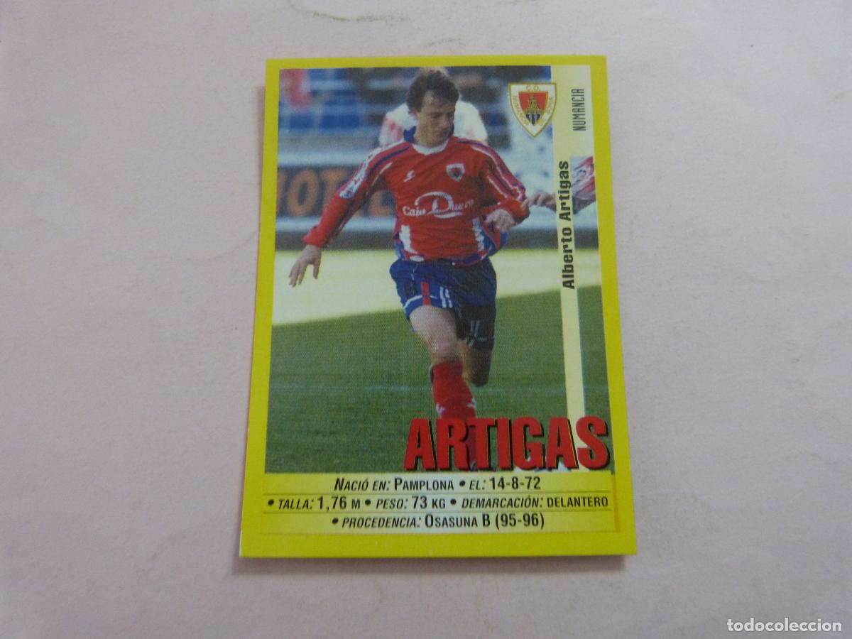 Sports collectibles: CROMO FUTBOL ARTIGAS C.D. NUMANCIA SIN PEGAR N&ordm; 339 LIGA 1999-2000/99-00 PANINI