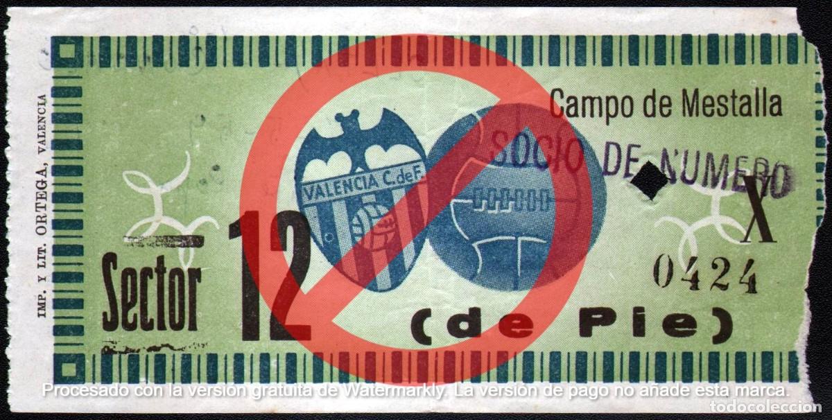 Collectionnisme sportif: ENTRADA CONDAL - CELTA DE VIGO PARTIDO DE COPA 07.05.1959