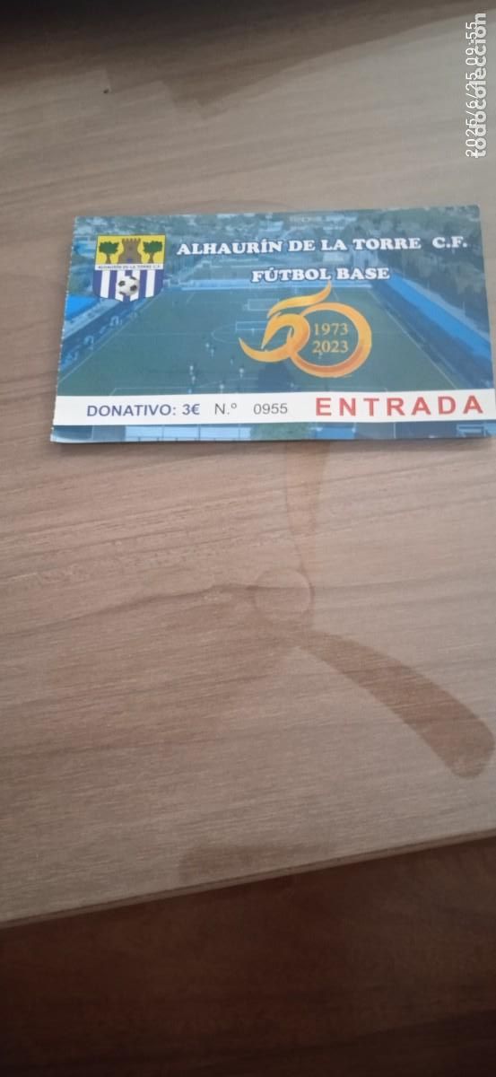 Colecionismo desportivo: Entrada de f&uacute;tbol. Alhaurin de la Torre CF, Alhaur&iacute;n de la Torre(M&aacute;laga)