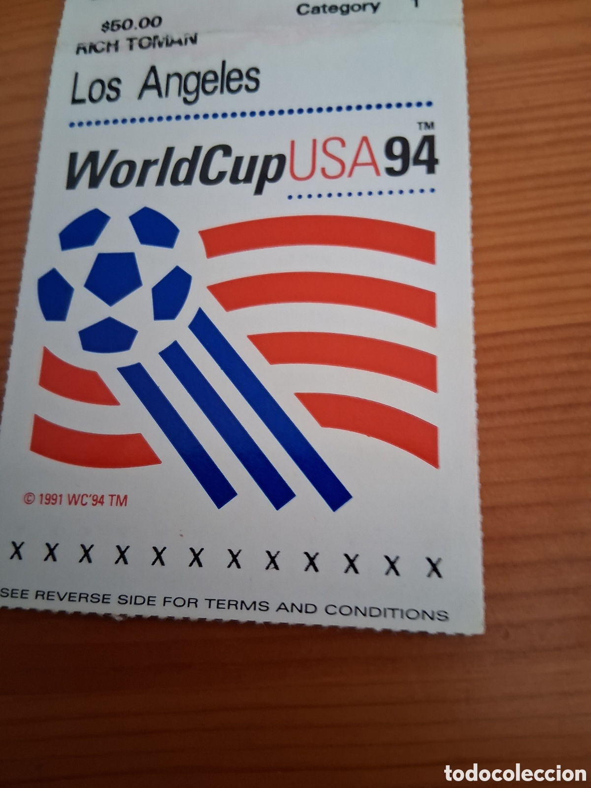 Coleccionismo deportivo: USA94 .LOS &Aacute;NGELES. 19 JUNIO - Foto 3