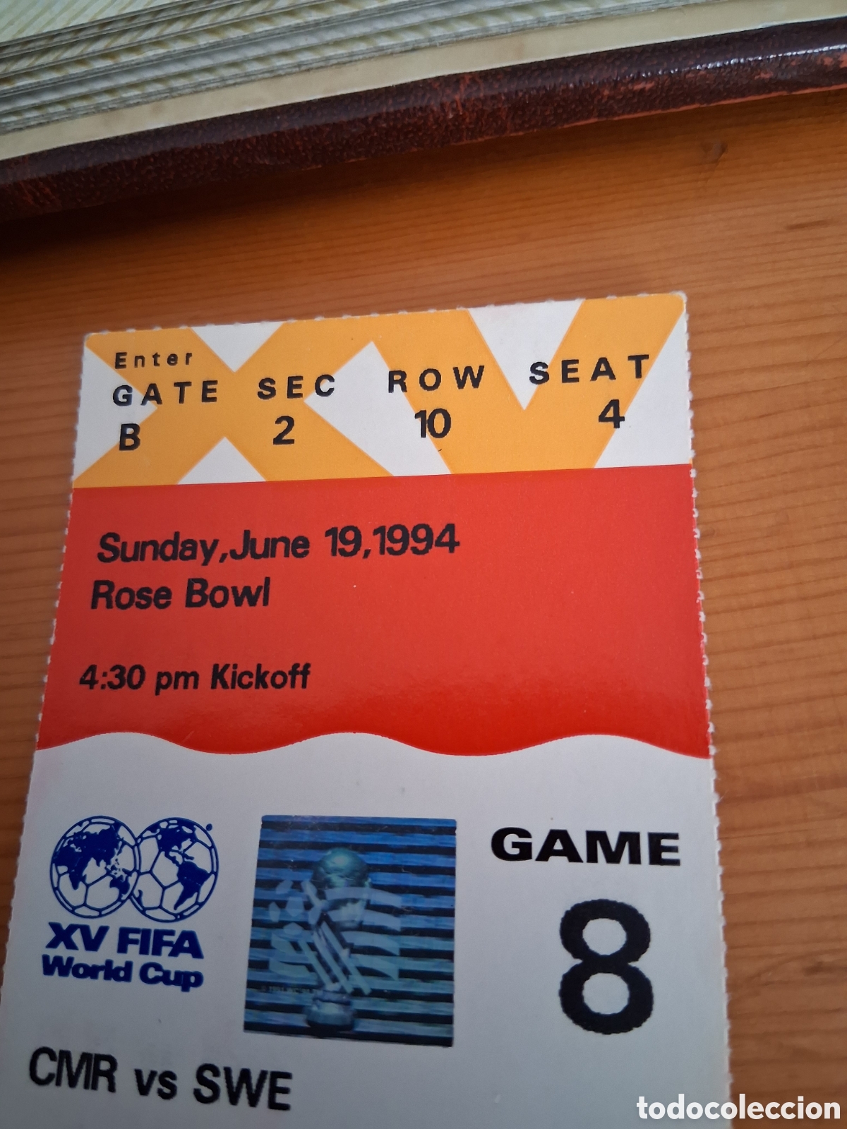 Coleccionismo deportivo: USA94 .LOS &Aacute;NGELES. 19 JUNIO - Foto 4