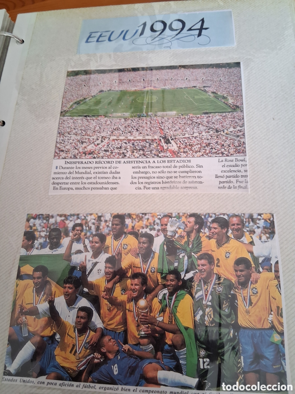 Coleccionismo deportivo: USA94 .LOS &Aacute;NGELES. 19 JUNIO - Foto 6
