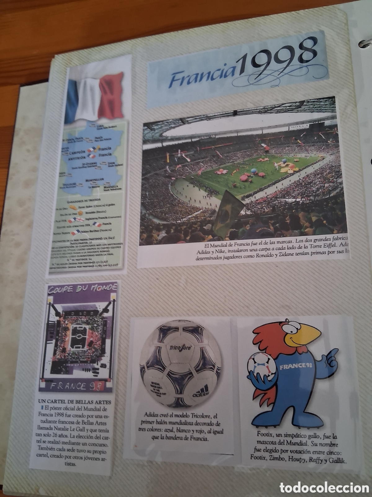 Coleccionismo deportivo: FRANCIA 98 . ARABIA - DINAMARCA. - Foto 5