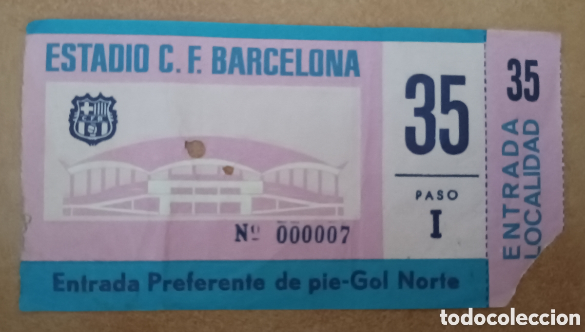 Coleccionismo deportivo: ENTRADA FUTBOL BARCELONA CASTELLON